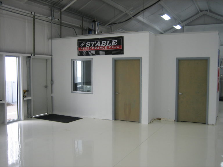 New Building-3 Inside the new building at The Stable Performance Cars in Alpine, TX