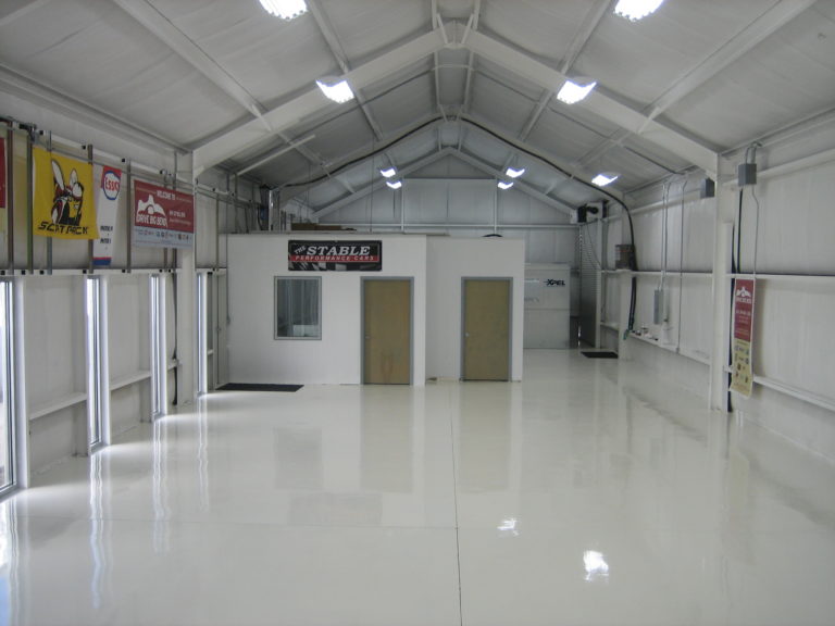 New Building Inside the new building at The Stable Performance Cars in Alpine, TX